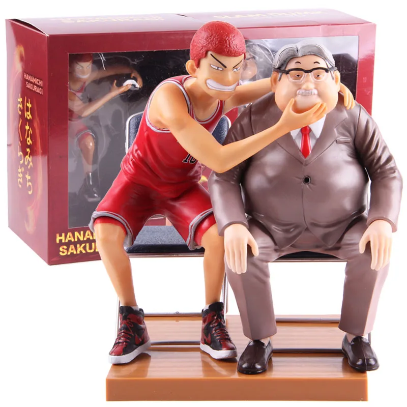 Аниме Slam Dunk Hanamichi Sakuragi Shohoku Anzai Sensei ПВХ Slamdunk фигурка Коллекционная модель игрушки