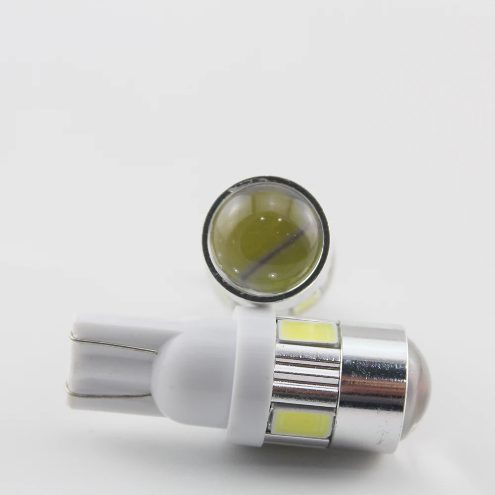 YM E-Bright T10 194 168 W5W 24V 5630 6 SMD Lens Bulbs Clearance Light Auto Reading Lamps White Led Car Lighting 180Lm 100Pcs