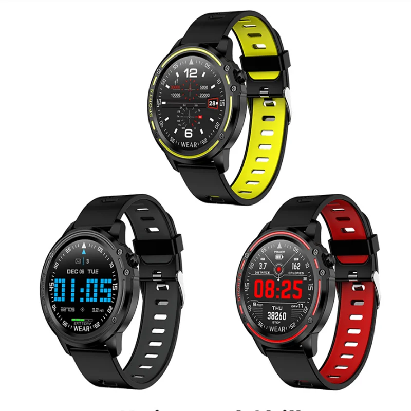 Android IOS Smartwatch Shenzhen полностью умные часы с сенсорным экраном L8 smartwatch ip68