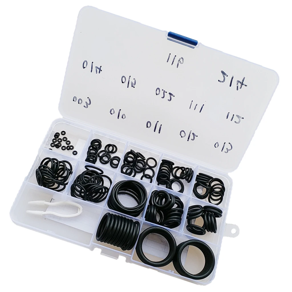 Lot 170 Rubber O Ring Kit & Case For Scuba Diving Tank DIN Valve Hose Gauges