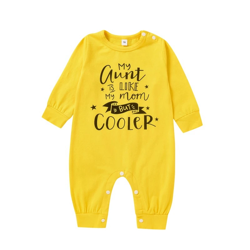 

Letters Pattern Bodysuit Autumn Infant Baby Bodysuit Girls Boys Long Sleeve Letters Print Pattern Rompers Jumpsuit Kids Outfits