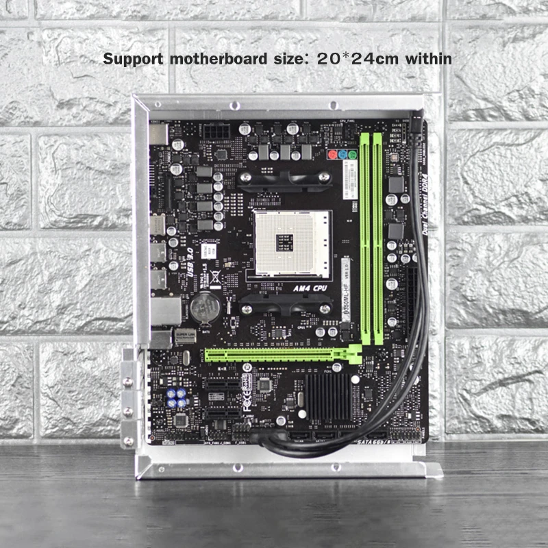 PC Mini ITX безопасный корпус компьютерный геймер чехол Tower HTPC Чехол настольный игровой полностью алюминиевый тонкий корпус поддерживает GPU нож карты