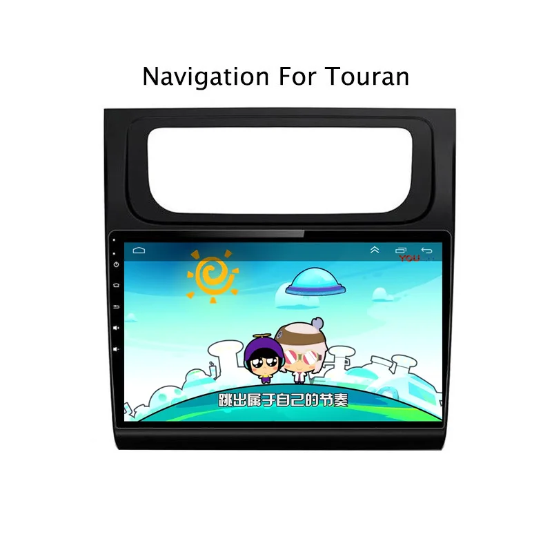 Excellent 9Inch Android 8.1 Car DVD GPS Navigation Player For VW Touran 2004-2015 4G LTE with SIM Card Slot 2DIN Car Radio Stereo 5