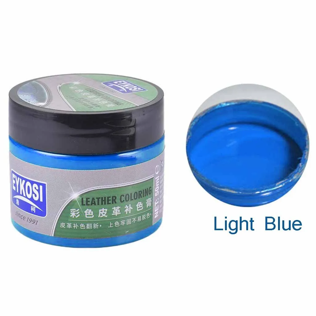 Light blue Горячий Авто& кожа отремонтированное покрытие паста Средства обслуживания(8 цветов) Уход за автомобильной краской полировка гидрофобное покрытие салона автомобиля - Тип аромата: Light blue