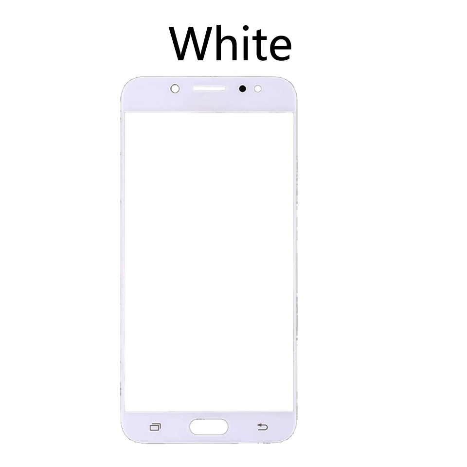 White-No tool 5," для Galaxy C8 C8000 \ C7 SM-C7100 C710 C7100 сенсорный экран передняя стеклянная панель сенсорный экран Внешний стеклянный объектив без ЖК-дисплея - Цвет: White-No tool