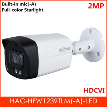

Dahua HDCVI Camera Lite Plus Series 2MP Full Color Starlight Camera Built-in mic(-A) 40m LED Distance for XVR systems