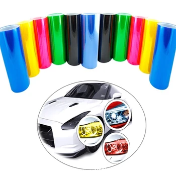 30*60cm Car Headlight Tint Protection fanale posteriore Foil Vinyl Film Sticker fendinebbia lampada posteriore Smoke Film Covering Auto