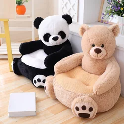 Housse de canapé pour enfants, siège de bébé, motif ours, dessin animé, peau bouffante 