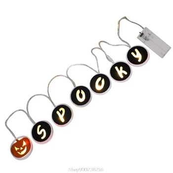 

LED Halloween String Light Garland Pumpkin Skull Ghost Lamp Home Garden Party Decorations Au28 20 Dropship