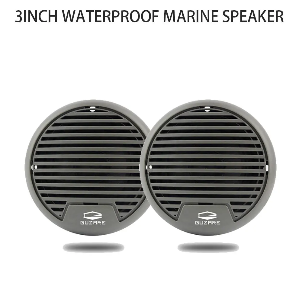 3inch Waterproof Boat Speaker Marine Speakers Black 140W For Outdoor UV-Proof RV Car UTV ATV SPA Tractor Yacht Motorcycl