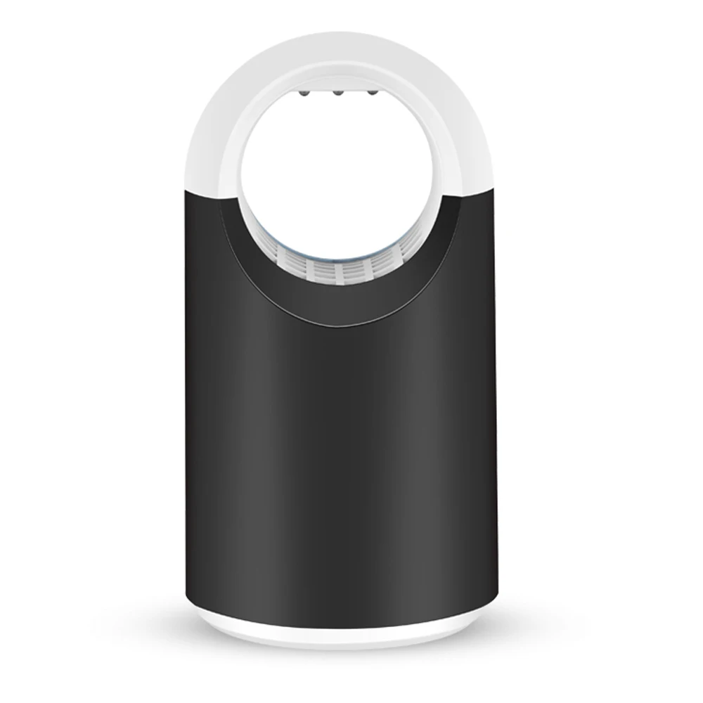 Black Zapper USB DC5V электрическая ловушка для насекомых светильник УФ лампа Москитная лампа светильник от комаров 5 Вт безголосная моль убийца летающих насекомых - Цвет: Black