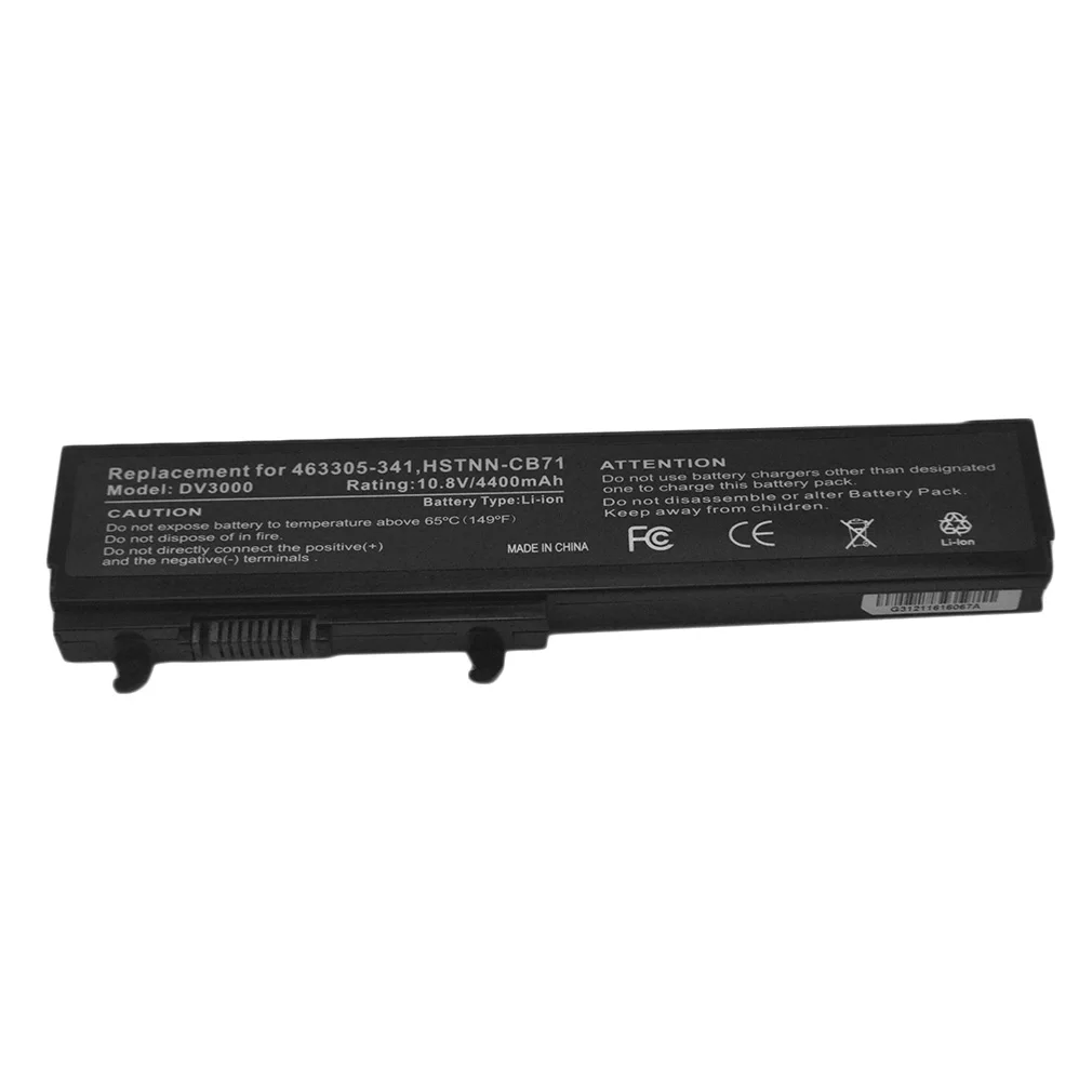 Аккумулятор для ноутбука HP DV3000/HSTNN-OB71 6 ячеек 4000-5000 мАч Внешний Аккумулятор