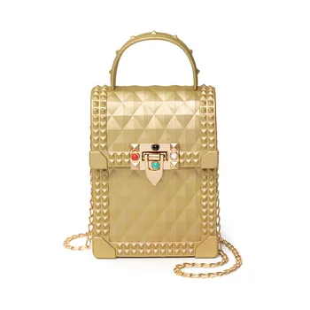 

Hard PVC Women Shoulder Bags Jelly Bag Colorful Crossbody Bag Phone Purse Sac a Main Fashion All-Match Handbag Elegant Lady Flap
