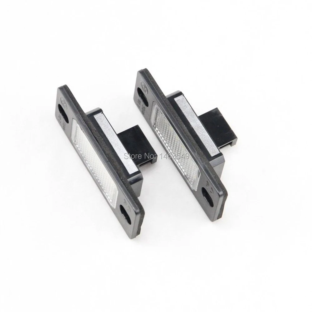 2 x светодиодный номерной знак лампа OBC без ошибок 18 светодиодный для Porsche Cayenne Volkswagen VW Tiguan Golf Passat Touareg