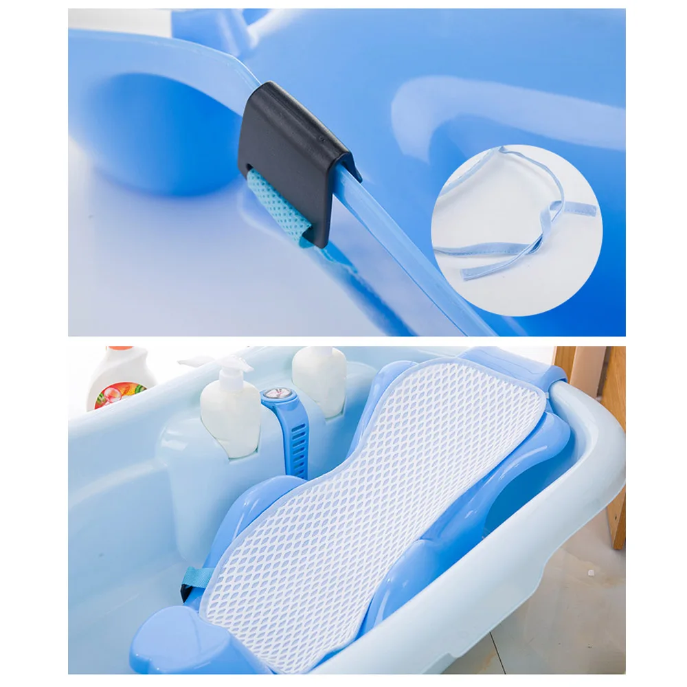 Hot Sale 2Colors Adjustable Infant Shower Baby Care Bath Bathing Bathtub Baby Bath Net Safety Security Seat Support Dropshipping