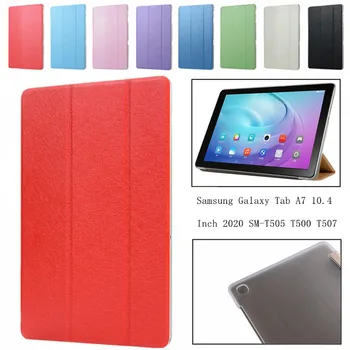 

For Samsung Galaxy Tab A7 10.4 2020 SM-T505 T500 T507 Ultra-Thin Flip Leather Case Shockproof Fold Stand Tablet Cover