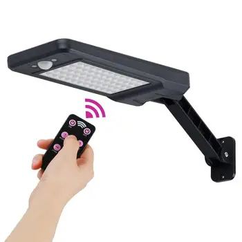

IP65 Waterproof 60LEDs Motion Sensor Solar Outdoor Wall Light 3 Light Mode 120 Degrees Detection Remote Control Garden Yard Lamp