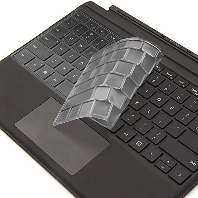 Силиконовый чехол для клавиатуры ноутбука идеально подходит Microsoft Surface Pro 4 5 6 7 2017