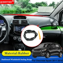 Автостайлинг анти-звуконепроницаемые не пропускающие шума пылезащитные панели автомобиля Лобовое стекло уплотнительные полосы аксессуары для Chevrolet Spark 2011
