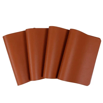 

4 Pieces of Artificial Leather Placemats, Waterproof and Heat-Insulating, Washable and Easy to Clean Kitchen Table Mats