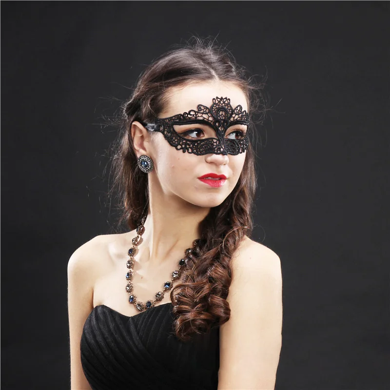 3 шт., Маскарадная маска, черная Сексуальная кружевная Маска для карнавала, Хэллоуина, маскарада, Вечерние Маски, праздничные Вечерние Маски