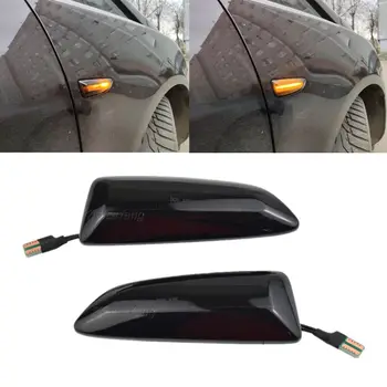 

2PCS Dynamic Turn Signal Side Marker Light For Opel Astra J Astra J K Zafira C Insignia B Grandland X Sequential Blinker Light