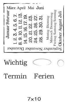 

German Transparent Clear Silicone Stamp/seal for DIY Scrapbooking/ Album Decorative Clear Stamp Sheets A2292