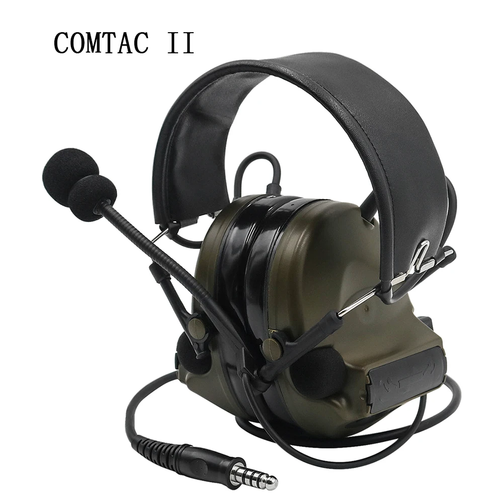 Z тактические наушники Comtac II страйкбол гарнитуры шумоподавление наушники военные слуховые защитные наушники для охоты