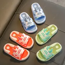 

Cartoon Antlers Cute Children Slippers Kids Shoes Boys Girls Summer Non-Slip Soft Sole Slides Children Slippers Bathroom Shoes
