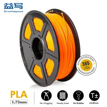 

Enotepad PLA filament 1kg/2.2lbs 1.75mm for 3D printer With Fast Delivery Tolerance +-0.02MM
