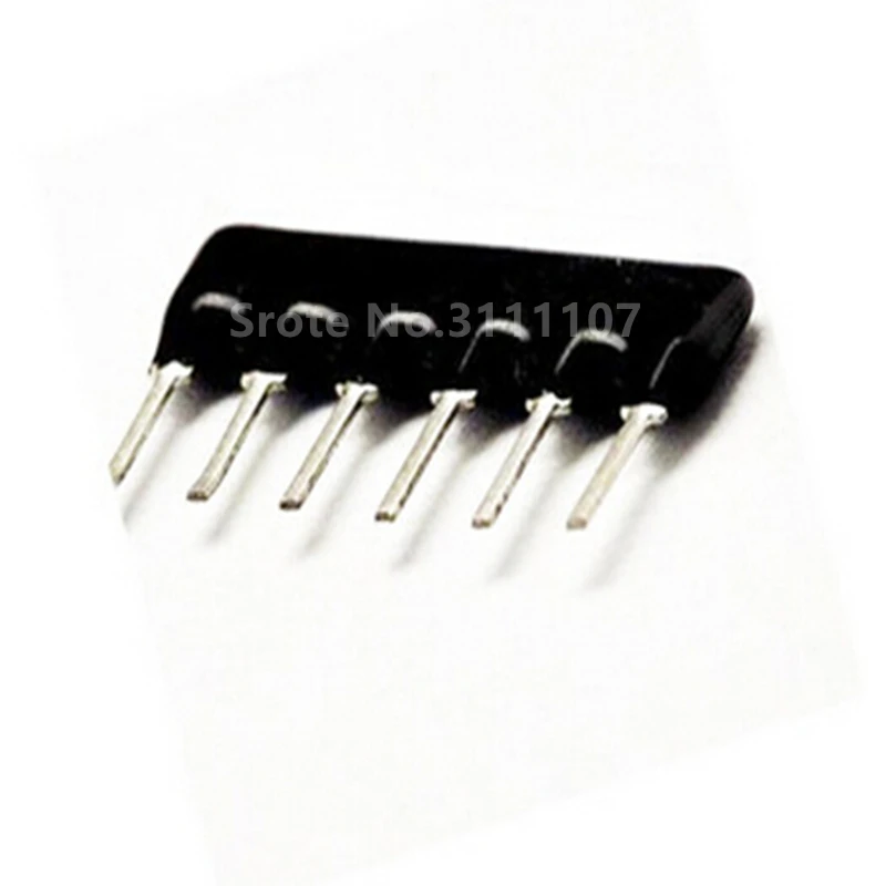 50PCS DIP Exclusion 6pin 4.7K 4K7 ohm A472J 4.7KR 6 PINS Network Resistor array A06-472J 20pcs dip exclusion network resistor array 4pin 1k 2 2k 3 3k 5 1k 10k ohm