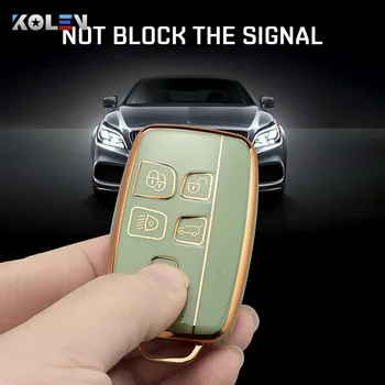 TPU Car Remote Key Case Cover Shell per Land Rover Range Rover Sport Evoque Freelander Velar Discovery 4 Jaguar XE XJ XF Guitar - TPU Car Remote Key Case Cover Shell per Land Rover Range Rover Sport Evoque Freelander