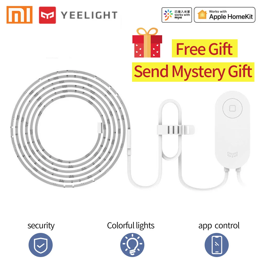 

Xiaomi Yeelight Smart Light Strip christmas decorations for RGB LED Strip Light led ribbon for Alexa Google Mi Home control
