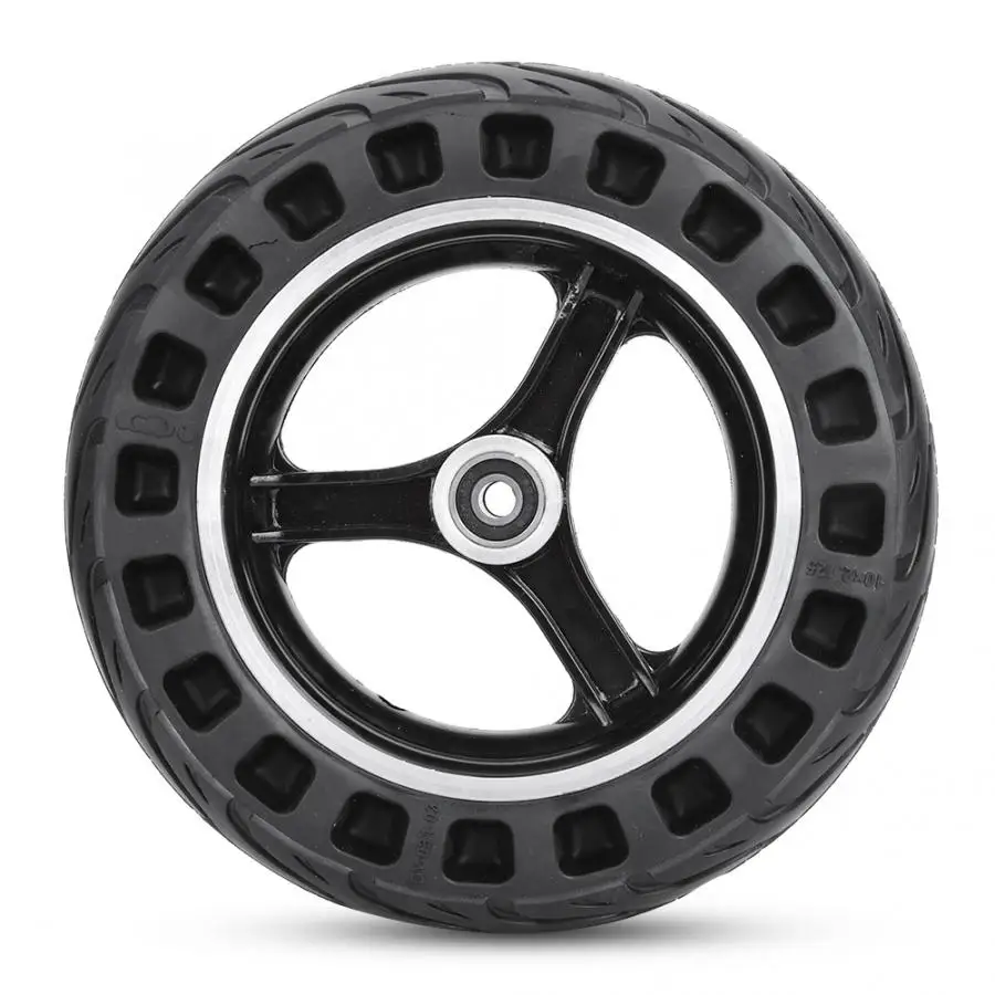 10In Electric Scooter Tyre Noise Reduction Solid Hub Symmetric Figure Rubber E-Scooter Tire Replacement Part | Спорт и развлечения