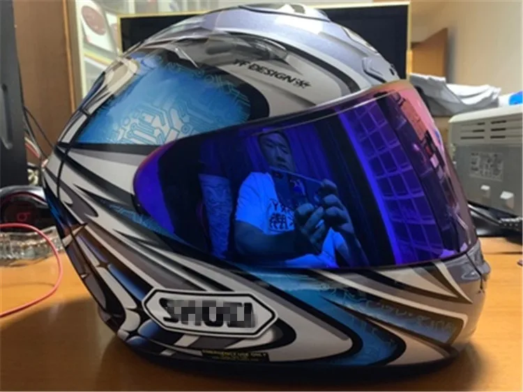 Motocicleta Capacete Visor Lens, Full Face Shield