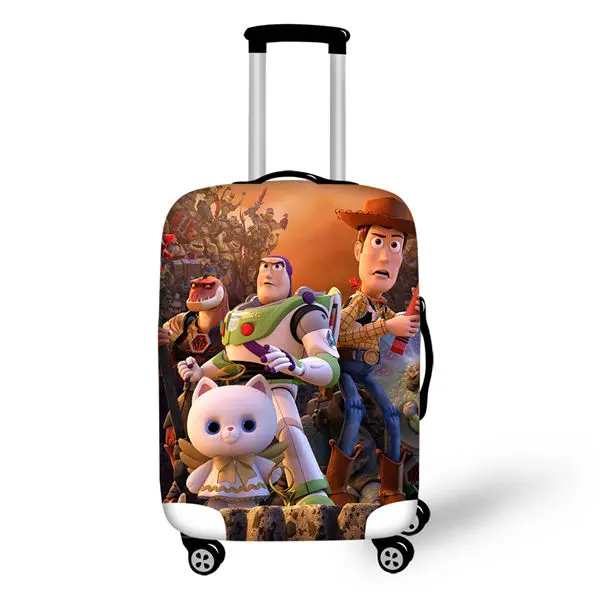 HaoYun багажная Крышка для путешествий с изображением игрушек, чехол для чемодана с рисунком из мультфильма, дизайнерский эластичный пыленепроницаемый и водонепроницаемый протектор - Цвет: CDWX3925LMS