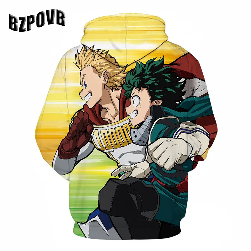 Dragon Ball Супер Broly 3D толстовки Толстовка мужская мода мультфильм аниме Печатный пуловер с круглым вырезом длинным рукавом Толстовка уличная