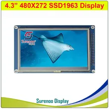 4," дюймовый 480*272 TFT сенсорный ЖК-модуль панель экрана дисплея с адаптером PCB встроенный контроллер SSD1963 для STM32/51/AVR