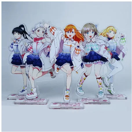 

15CM Anime LoveLive!SuperStar!! Shibuya Kanon Tang Ke Ke Arashi Chisato Acrylic Stand Figure Model Plate Toy Desktop Decor