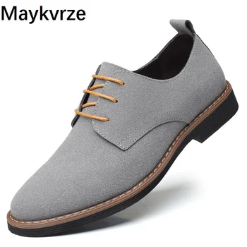 

large size 38-48 men's shoes leather wild lace-up male sneakers Tide fashion Comfortable Breathable man flats men casual shoes