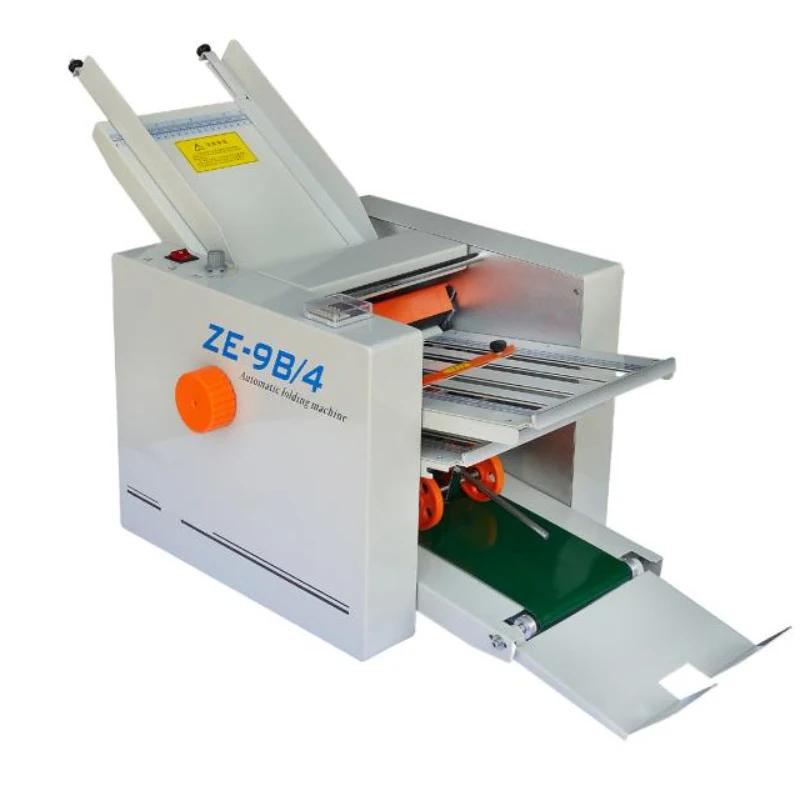

ZE-9B / 4 Folding Paper Automatic Paper Max 210x620mm, High Speed, 4 Folding Trays, Large Workload 220V/110V Automatic folding