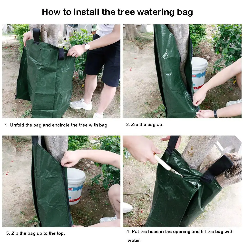 plastic plant pots 20 Gallon Tree Watering Bag Garden Plants Drip Irrigation Bags Slow Release Hanging Dripper Bag Reusable Agricultural Water Bags large terracotta pots