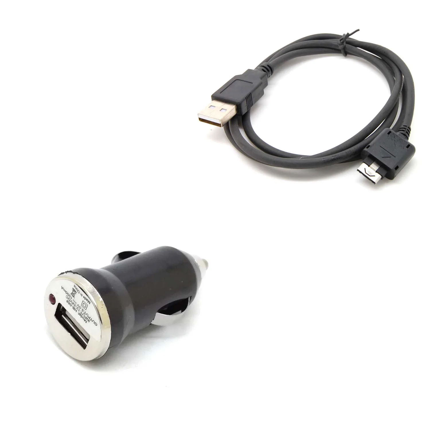 CAR charger USB кабель и автомобильное настенное зарядное устройство для LG VX8700 VX8800 Venus VX9400 VX9900 VX10000 Voyager VX8600 - Цвет: CAR charger