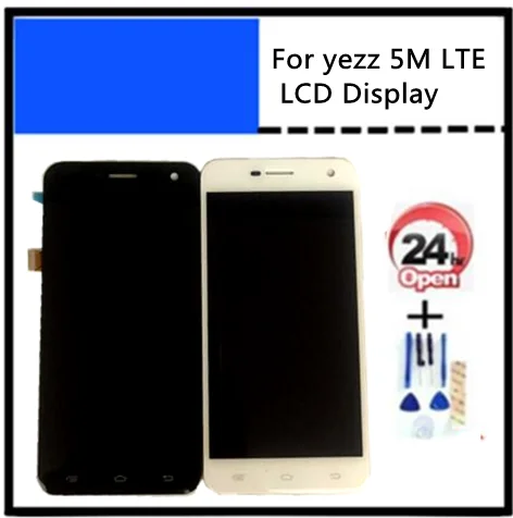ЖК-дисплей для yezz 5M LTE ЖК-экран + номер отслеживания инструмента быстрая доставка |