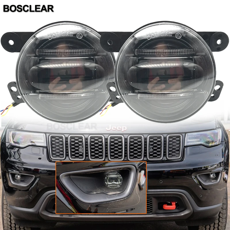 

Круглые светодиодные противотуманные фары 3,5 дюйма для jeep grand cherokee 1999 2004, противотуманные фары для внедорожников, Toyota Camry accord pajero triton Dodge, 2 шт.