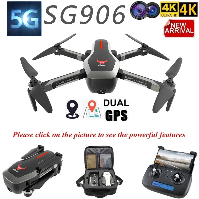 ZLL 2019 SG906 Dual GPS Drone 5G WIFI FPV With Selfie Foldable 4K HD Camera RC Drone Foldable Quadcopter 800m Long Distance