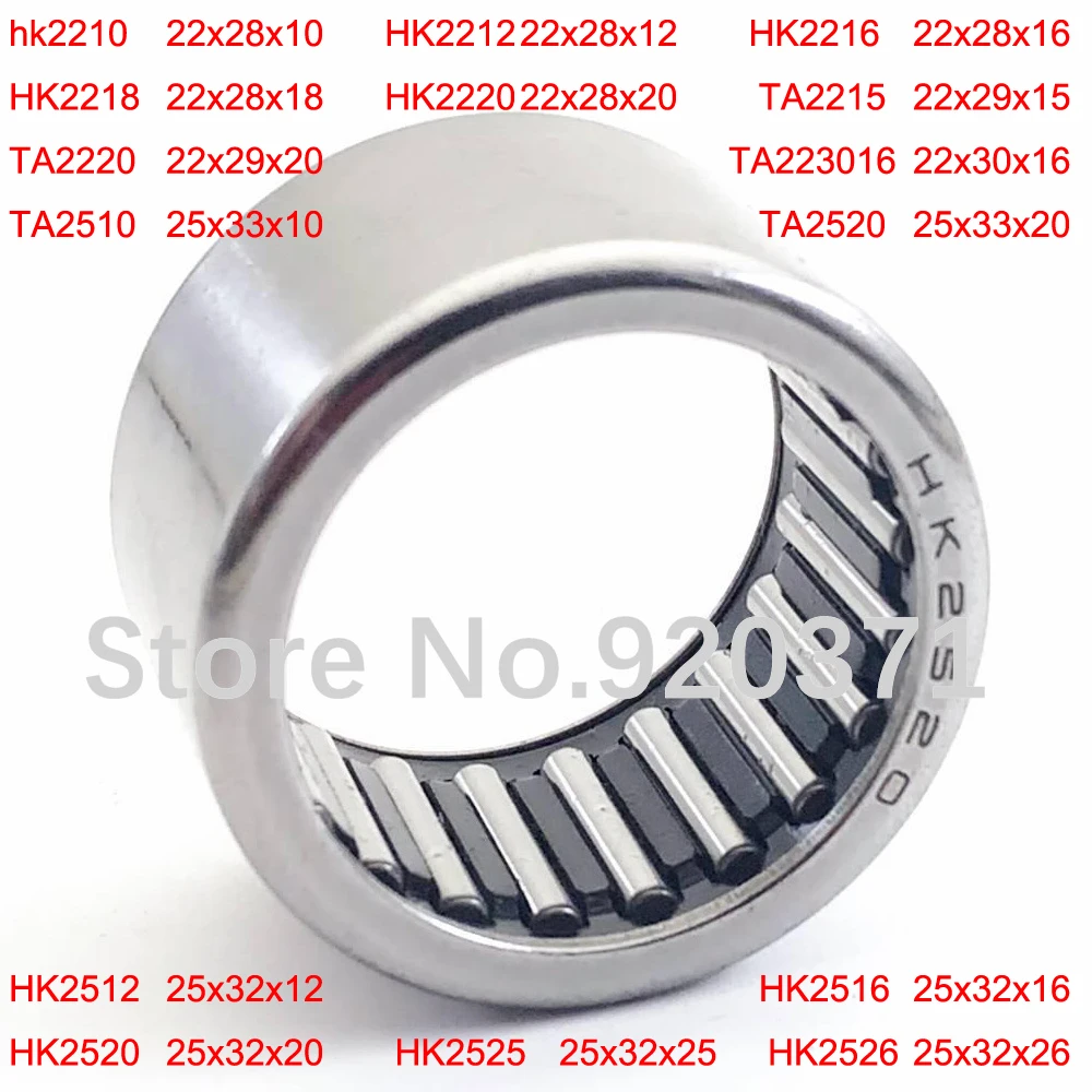 K18x22x22 Needle Roller Cage Assembly 18x22x22mm 