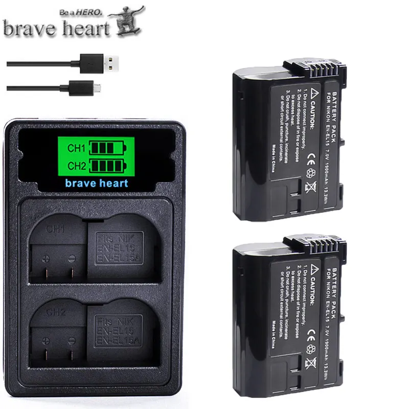 EN-EL15 EL15 EN-EL15a ENEL15a RU EL15a Батарея+ USB Dual Зарядное устройство для Nikon D850 D810 D810A D750 D500 D7500 D7200 D7100