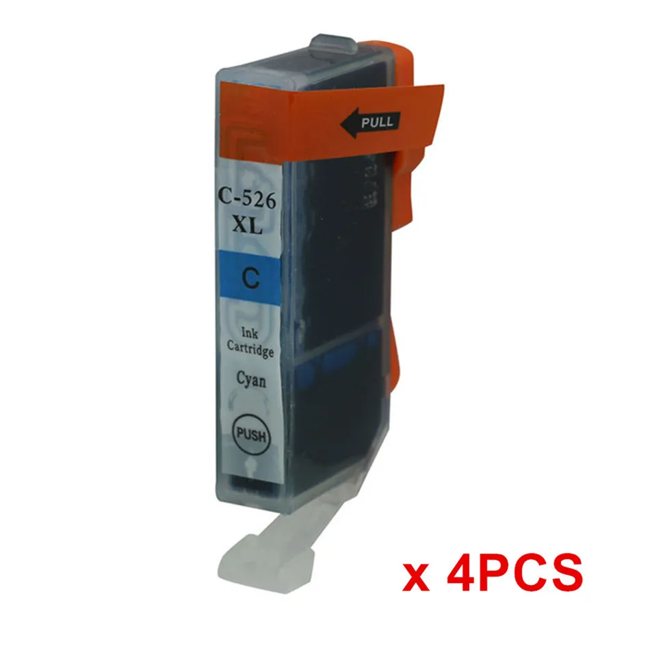 4C Картридж с чернилами PGI-525 CLI-526 совместим с Canon PIXMA MG5150 MG5250 MG5350 MG6150 MG6250 IP4850 IP4950 MX715 чернила для принтера - Цвет: 4C
