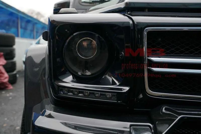 W463 g wagon g350 g500 g550 4x4 g63 class шатер DRL дым Светодиодный дневной ходовой сигнал|Фара для